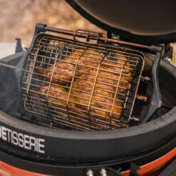 2 Paniers Rôtissoire + Tige JoeTisserie Barbecue Classic Et Big Joe - Kamado Joe -Cuisine Grill Magasin 2 paniers joetisserie classic big kamado joe 2020000029953 4