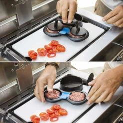 2 Presses à Burger Antiadhésives - Napoleon 6 2 Presses à Burger Antiadhésives - Napoleon -Cuisine Grill Magasin 2 presses burger plastique napoleon 0629162700605 2