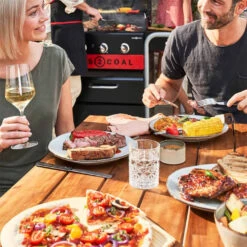 Barbecue Hybride Gaz Et Charbon De Bois Gas2Coal 2.0 330 - Char-Broil -Cuisine Grill Magasin barbecue gas2coal 330 hybride charbon gaz charbroil 4260547594431 6