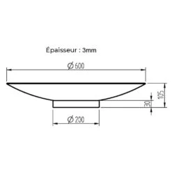 Brasero En Acier Corten Rond ⌀60 Cm - Nordic Flame -Cuisine Grill Magasin brasero acier corten esprit barbecue 2020000027720 5