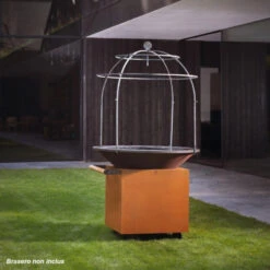 Cage De Cuisson Brasero Classic 120 + PRO - Ofyr -Cuisine Grill Magasin cage cuisson acier 120 6019914756716 2