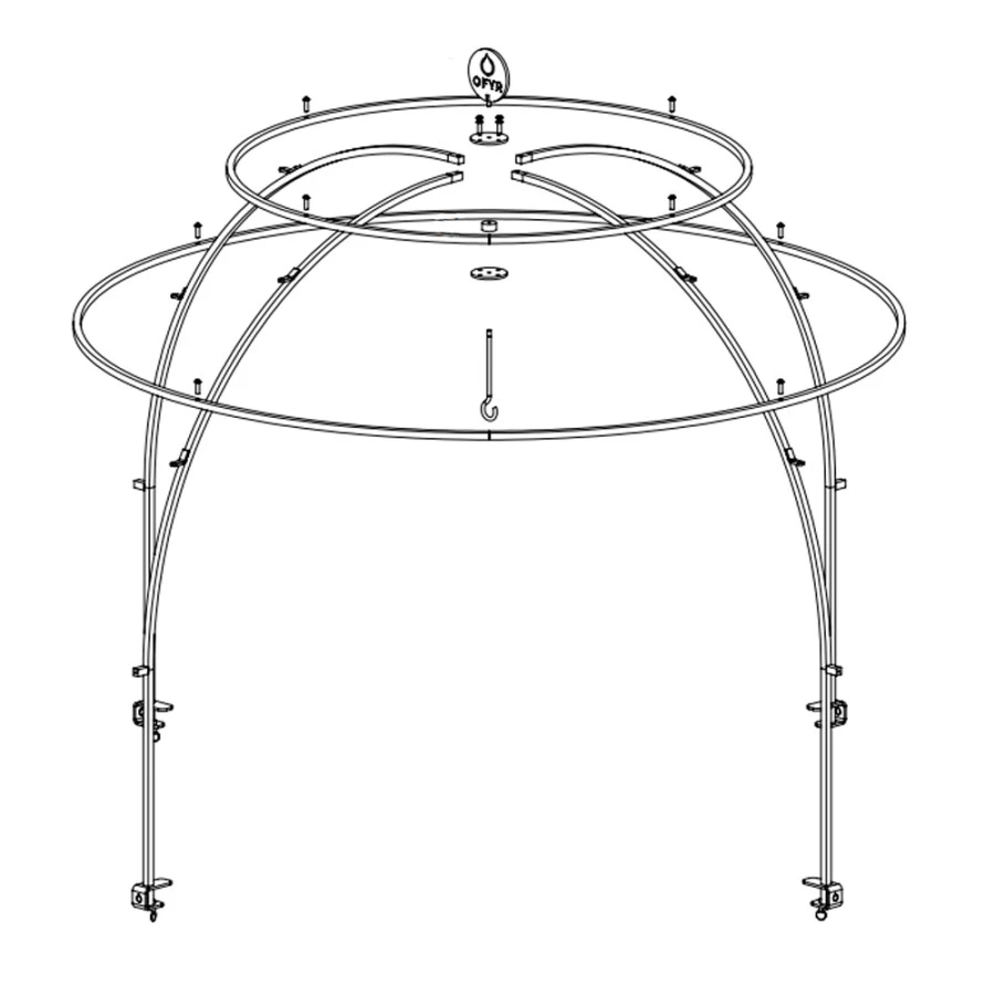 Cage De Cuisson Brasero XL - Ofyr 2 Cage De Cuisson Brasero XL - Ofyr – Image 2
