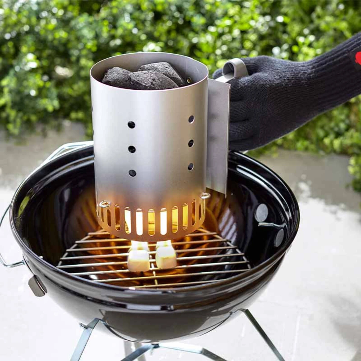 Cheminée D'allumage Weber Petit Modèle Barbecue Smokey Joe 3 Cheminée D'allumage Weber Petit Modèle Barbecue Smokey Joe – Image 3