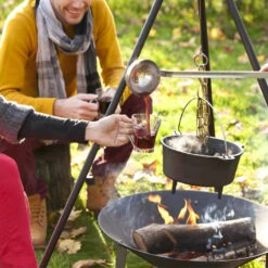 Cocotte 9L En Fonte Trépied Junko - Barbecook -Cuisine Grill Magasin cocotte 9l fonte 5400269227210 3