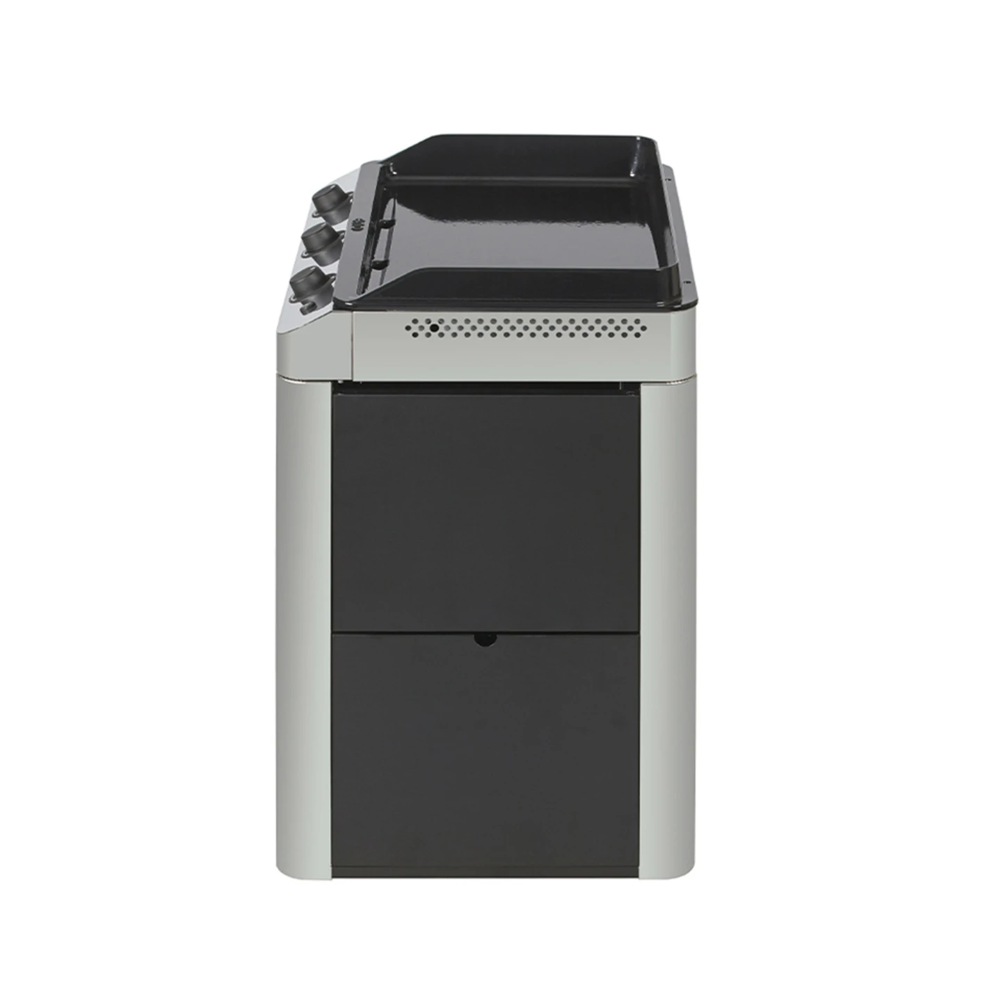 Combo Plancha Gaz Fusion 75 Inox Marin 3 Brûleurs + Chariot - ENO 4 Combo Plancha Gaz Fusion 75 Inox Marin 3 Brûleurs + Chariot - ENO – Image 4