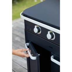 Combo Plancha Gaz Enosign 65 Bleu (Chariot Et Capot) - ENO* -Cuisine Grill Magasin combo plancha enosign 65 bleu capot eno chariot 3224780040040 3