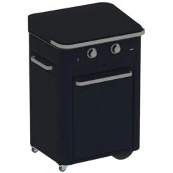 Combo Plancha Gaz Enosign 65 Bleu (Chariot Et Capot) - ENO* -Cuisine Grill Magasin combo plancha enosign 65 bleu capot eno chariot 3224780040040 5