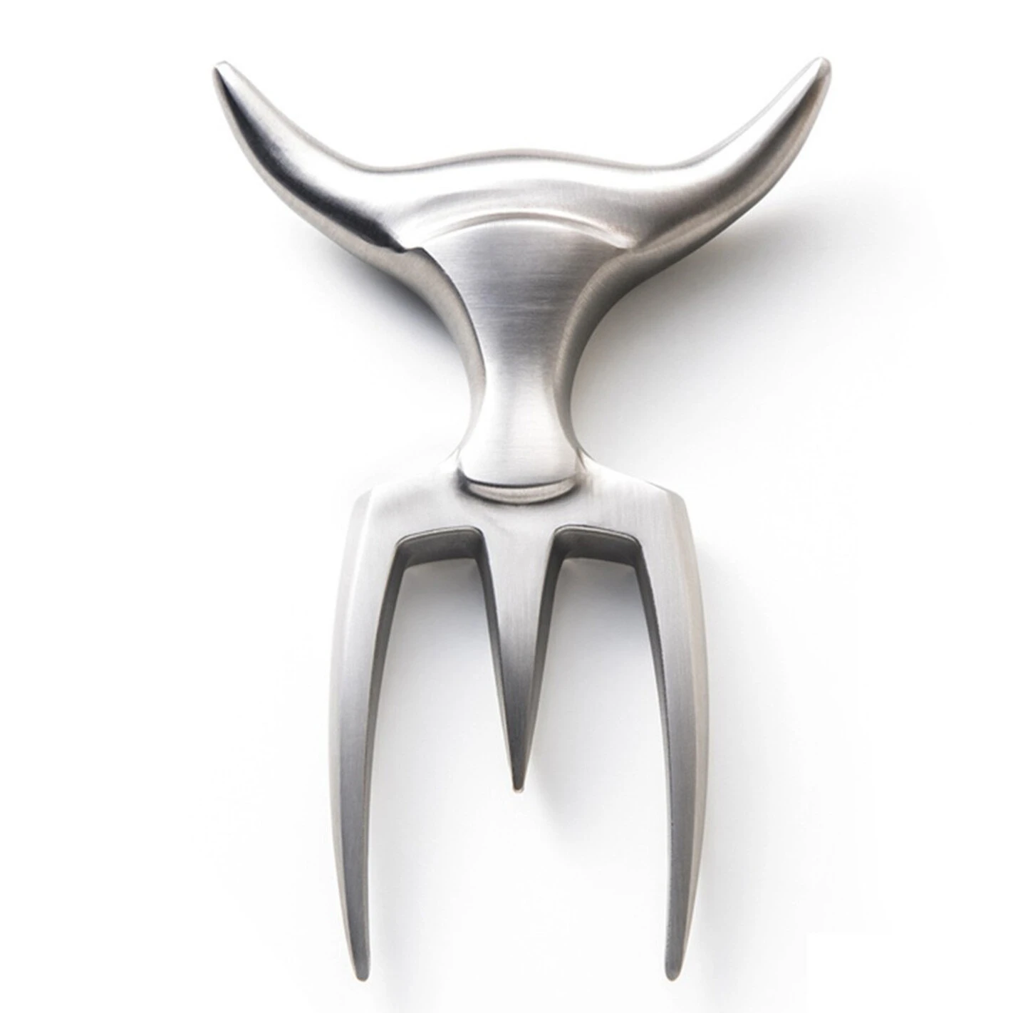 Fourchette à Viande Tridens Inox Brossé + Support 2 Fourchette à Viande Tridens Inox Brossé + Support – Image 2