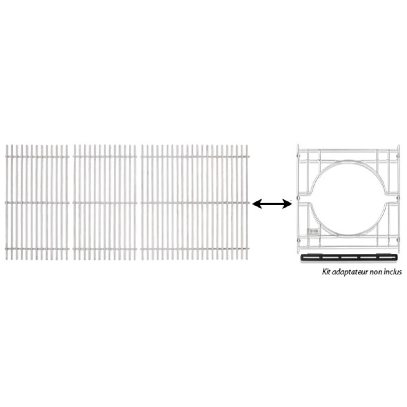 Grilles Inox Crafted SmokeFire EX6 - Weber 3 Grilles Inox Crafted SmokeFire EX6 - Weber – Image 3