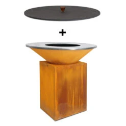 Cuisine Grill Magasin 24 Pack Brasero Classic 100 Corten + Couvercle - OFYR