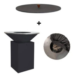 Cuisine Grill Magasin 38 Pack Brasero Classic 100 Noir + Couvercle - OFYR