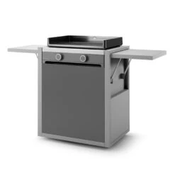 PACK Combo Plancha Gaz Modern 60 Acier Gris / Noir + Chariot + Kit De Nettoyage - Forge Adour -Cuisine Grill Magasin pack combo modern 60 gaz 2020000034766 2