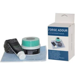 PACK Combo Plancha Gaz Modern 60 Acier Gris / Noir + Chariot + Kit De Nettoyage - Forge Adour -Cuisine Grill Magasin pack combo modern 60 gaz 2020000034766 4