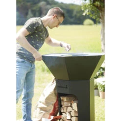 Pack Nestor Original Noir + Couvercle De Protection - Barbecook -Cuisine Grill Magasin pack nestor noir couvercle 2020000032397 2