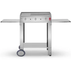 Pack Plancha Gaz Chef 80 Lisse + Chariot - Planet -Cuisine Grill Magasin pack plancha gaz chef 80 lisse chariot planet 2020000031956 2