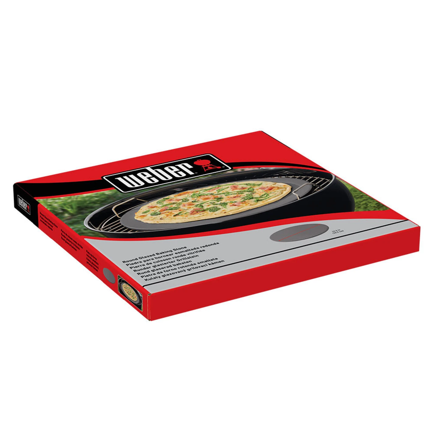 Grande Pierre à Pizza Ronde émaillée ⌀36,5 Cm - Weber 4 Grande Pierre à Pizza Ronde émaillée ⌀36,5 Cm - Weber – Image 4