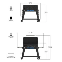 Plancha Gaz Ultimate 3 Brûleurs + Chariot - Pit Boss* -Cuisine Grill Magasin plancha 3 feux ultimate pit boss 0684678108109 6