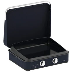 Plancha Gaz Enosign 65 Bleue Navy Avec Capot - ENO* -Cuisine Grill Magasin plancha enosign 65 bleue navy capot gaz eno 3224780040088 2