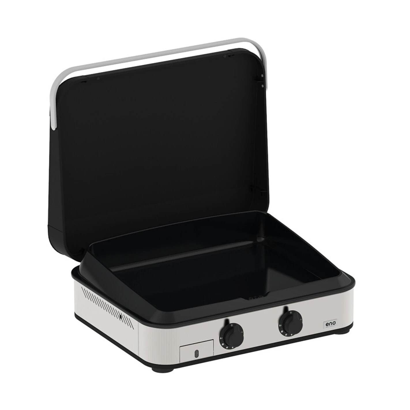 Plancha Enosign 65 Inox Et Noir Avec Capot - ENO* 3 Plancha Enosign 65 Inox Et Noir Avec Capot - ENO* – Image 3