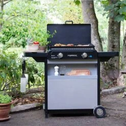 Plancha Gaz Sur Chariot Blue Flame EXLD - Campingaz -Cuisine Grill Magasin plancha gaz blue flame exld chariot campingaz 3138522114398 2