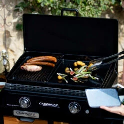 Plancha Gaz Blue Flame LXD Twin + Couvercle - Campingaz 10 Plancha Gaz Blue Flame LXD Twin + Couvercle - Campingaz -Cuisine Grill Magasin plancha gaz blue flame lxd twin campingaz 3138522119416 3