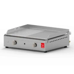 Plancha Gaz Chef 55 Lisse Rainurée - Planet