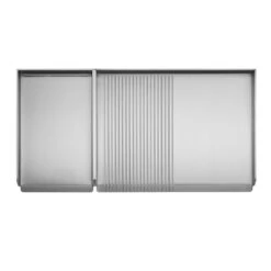 Plancha Gaz Encastrable Oasi 80 Mix Lisse Rainurée - Planet 7 Plancha Gaz Encastrable Oasi 80 Mix Lisse Rainurée - Planet -Cuisine Grill Magasin plancha inox gaz oasi 80 mix rainuree lisse planet 8033945789084 2