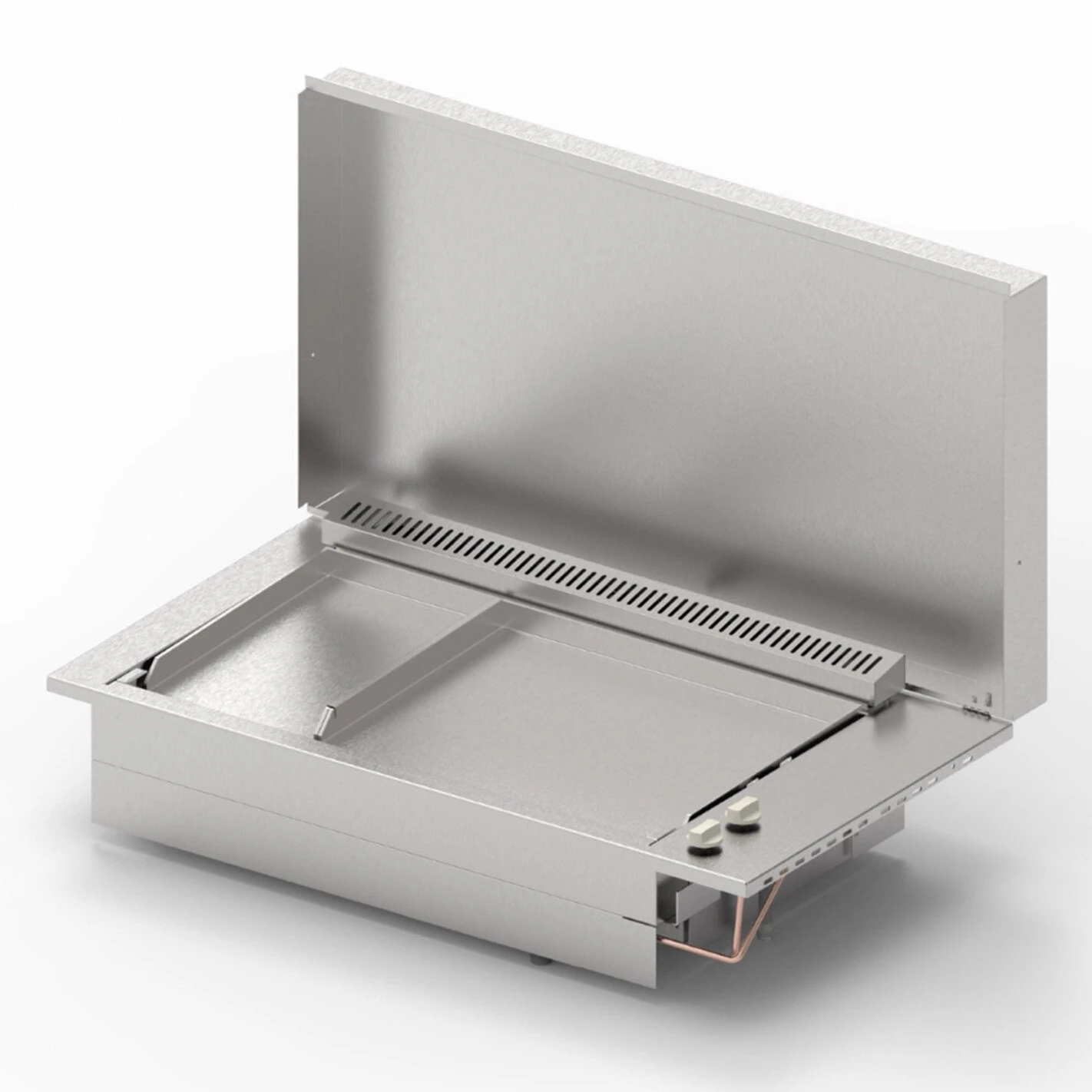 Plancha Gaz Lisse Encastrable Oasi 80 Mix - Planet 1 Plancha Gaz Lisse Encastrable Oasi 80 Mix - Planet