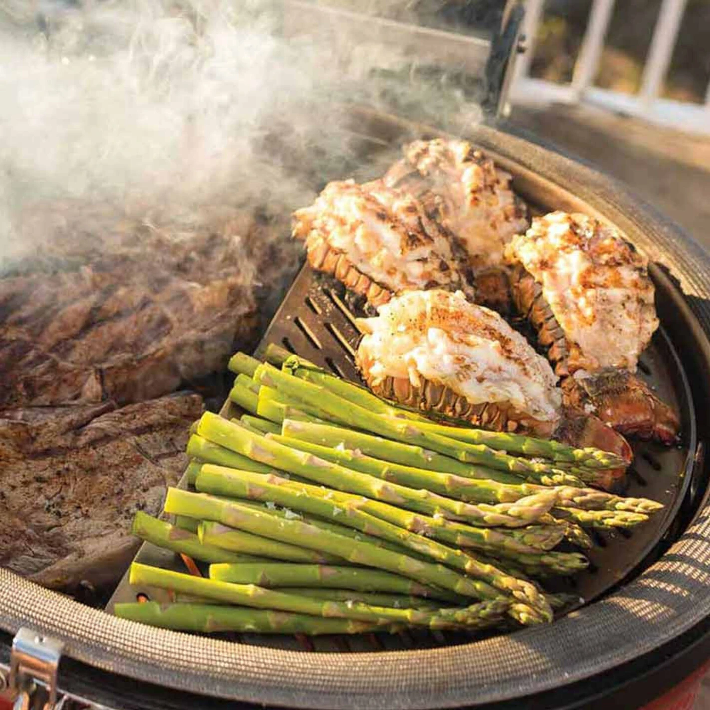 Kamado Joe Plaque Demi Lune Inox Kamado Classic Joe 2 Kamado Joe Plaque Demi Lune Inox Kamado Classic Joe – Image 2