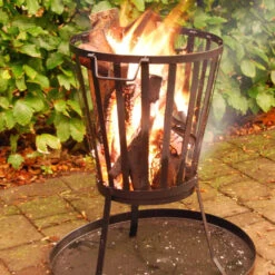 Plateau à Cendres Rond Braséro - Esschert Design -Cuisine Grill Magasin plateau a cendres rond pour brasero 8714982044595 2