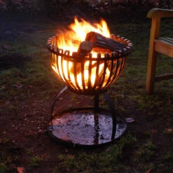 Plateau à Cendres Rond Braséro - Esschert Design -Cuisine Grill Magasin plateau a cendres rond pour brasero 8714982044595 3