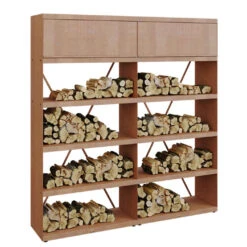 Etagère Range Bois Corten 200 - Ofyr -Cuisine Grill Magasin range bois corten 200 2020000020141 2