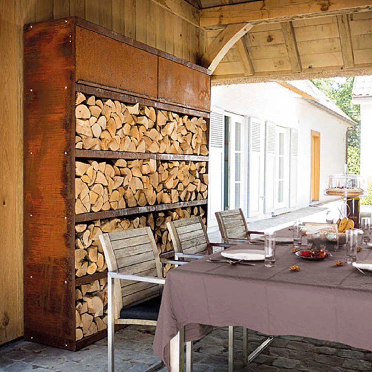 Etagègre Range Bois Corten 300 - Ofyr 3 Etagègre Range Bois Corten 300 - Ofyr – Image 3