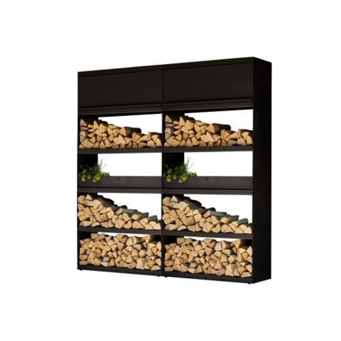 Etagère Range Bois Noir 200 - Ofyr 1 Etagère Range Bois Noir 200 - Ofyr