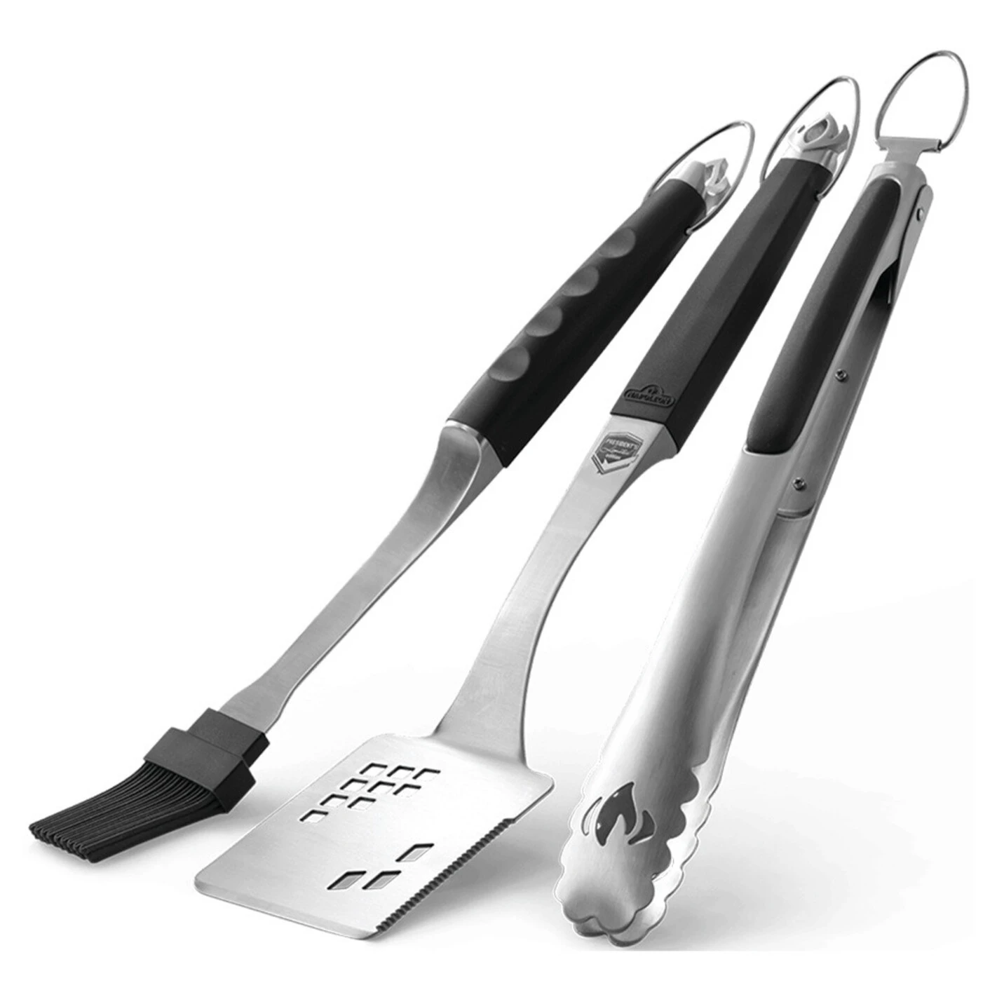 Spatule Coupante + Pinceau Silicone + Pince Inox Premium - Napoleon 1 Spatule Coupante + Pinceau Silicone + Pince Inox Premium - Napoleon