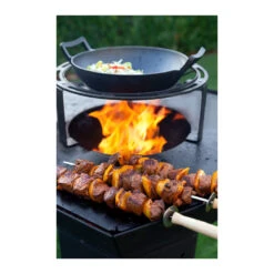 Support Wok Et Cocotte Dynamic Center Pour Brasero Nestor - Barbecook -Cuisine Grill Magasin support wok cocotte dynamic centre barbecook 5404035701515 2